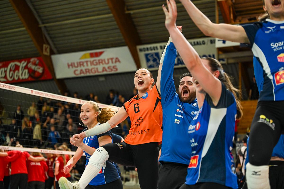 Fra NM-finalen i volleyball for kvinner 2026
