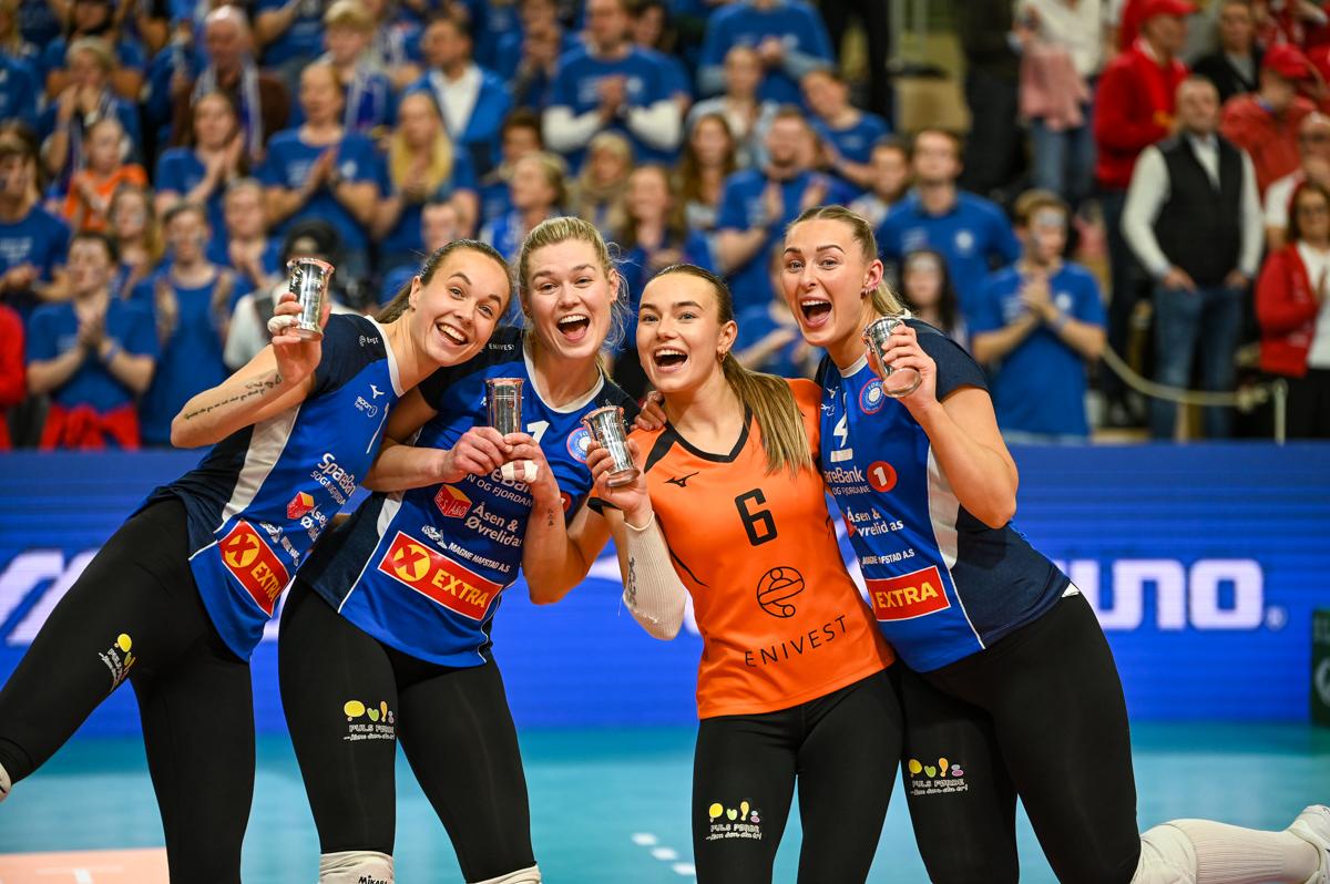 Fra NM-finalen i volleyball for kvinner 2026