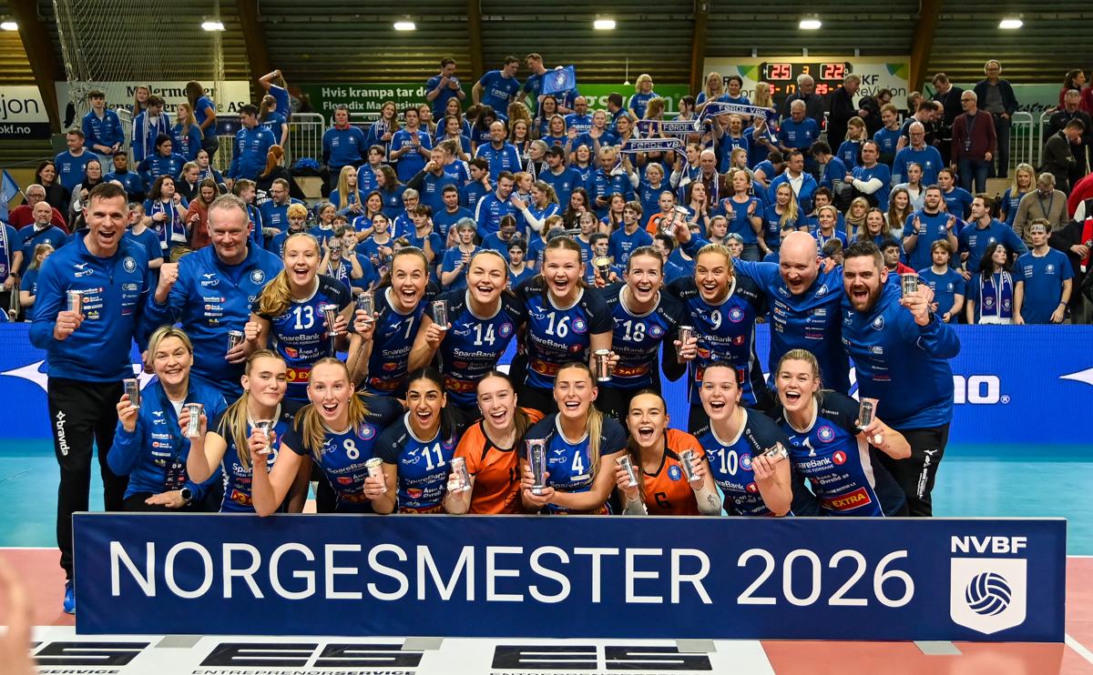 Fra NM-finalen i volleyball for kvinner 2026