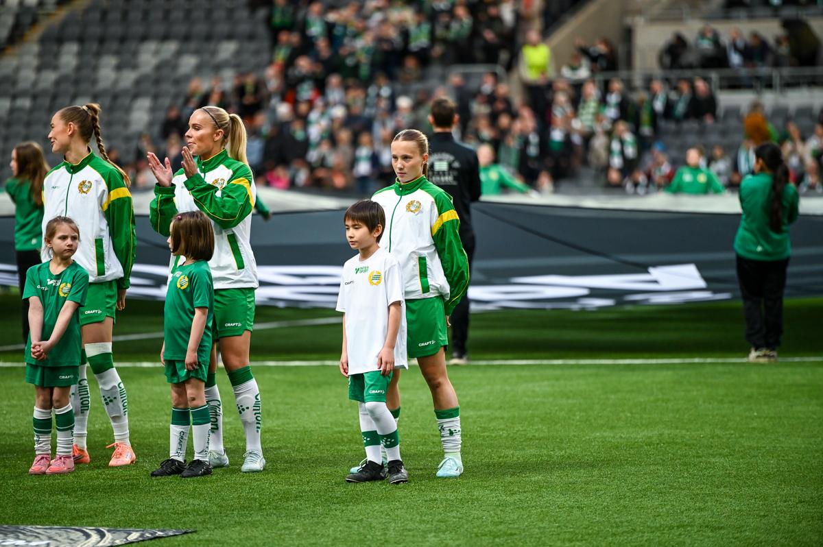 Fra Hammarbys semifinale hjemme mot Sparta Praha.