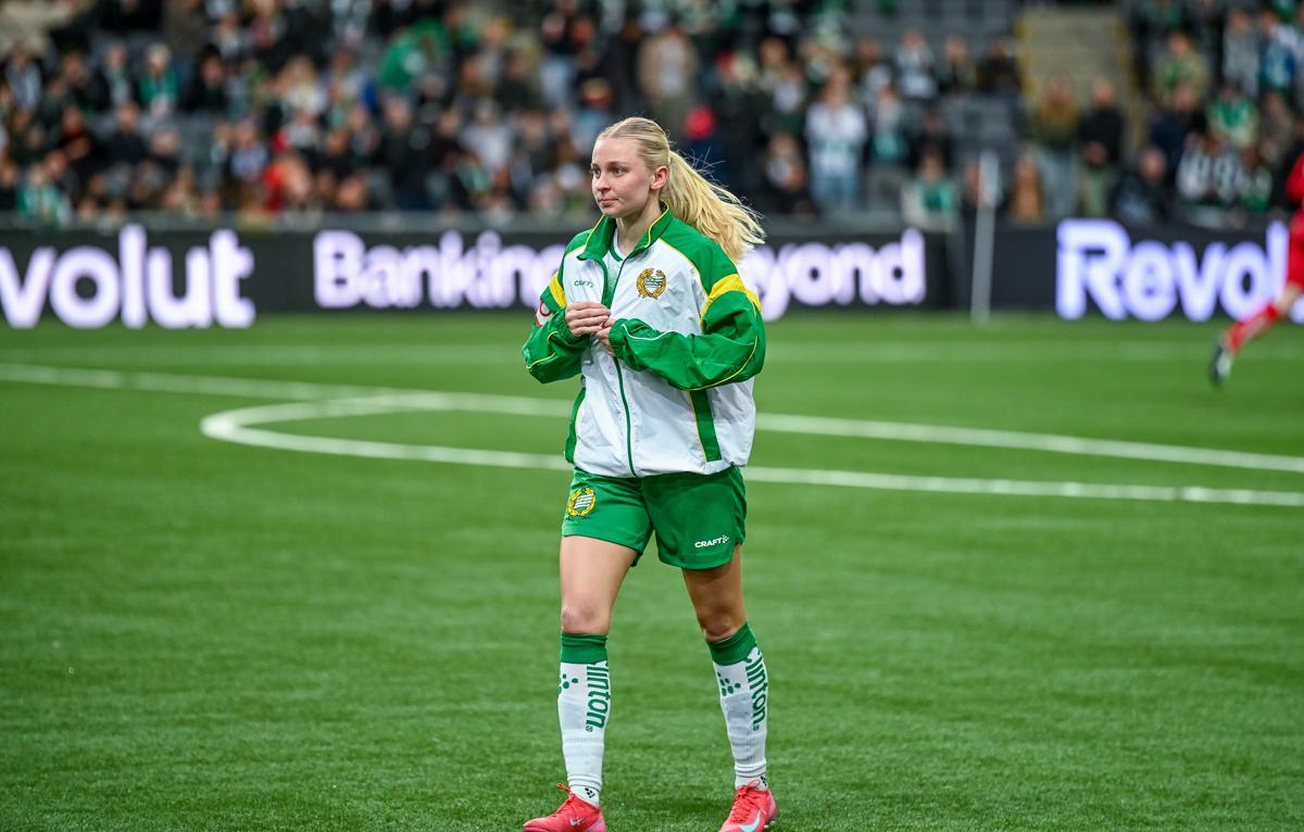 Fra Hammarbys semifinale hjemme mot Sparta Praha.