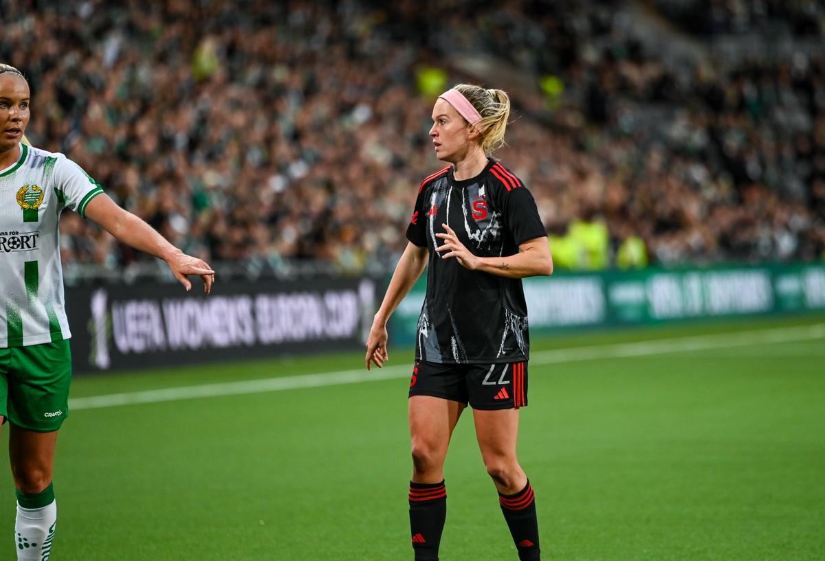 Fra Hammarbys semifinale hjemme mot Sparta Praha.