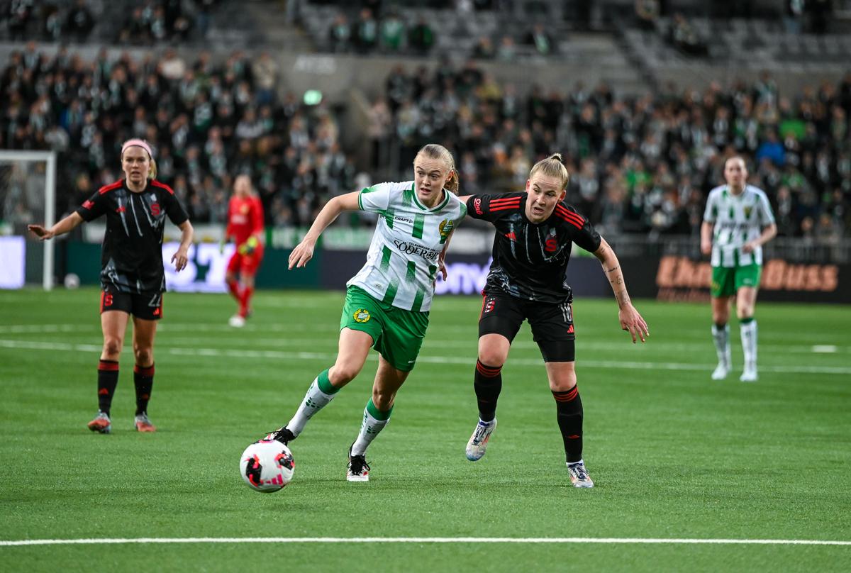 Fra Hammarbys semifinale hjemme mot Sparta Praha.