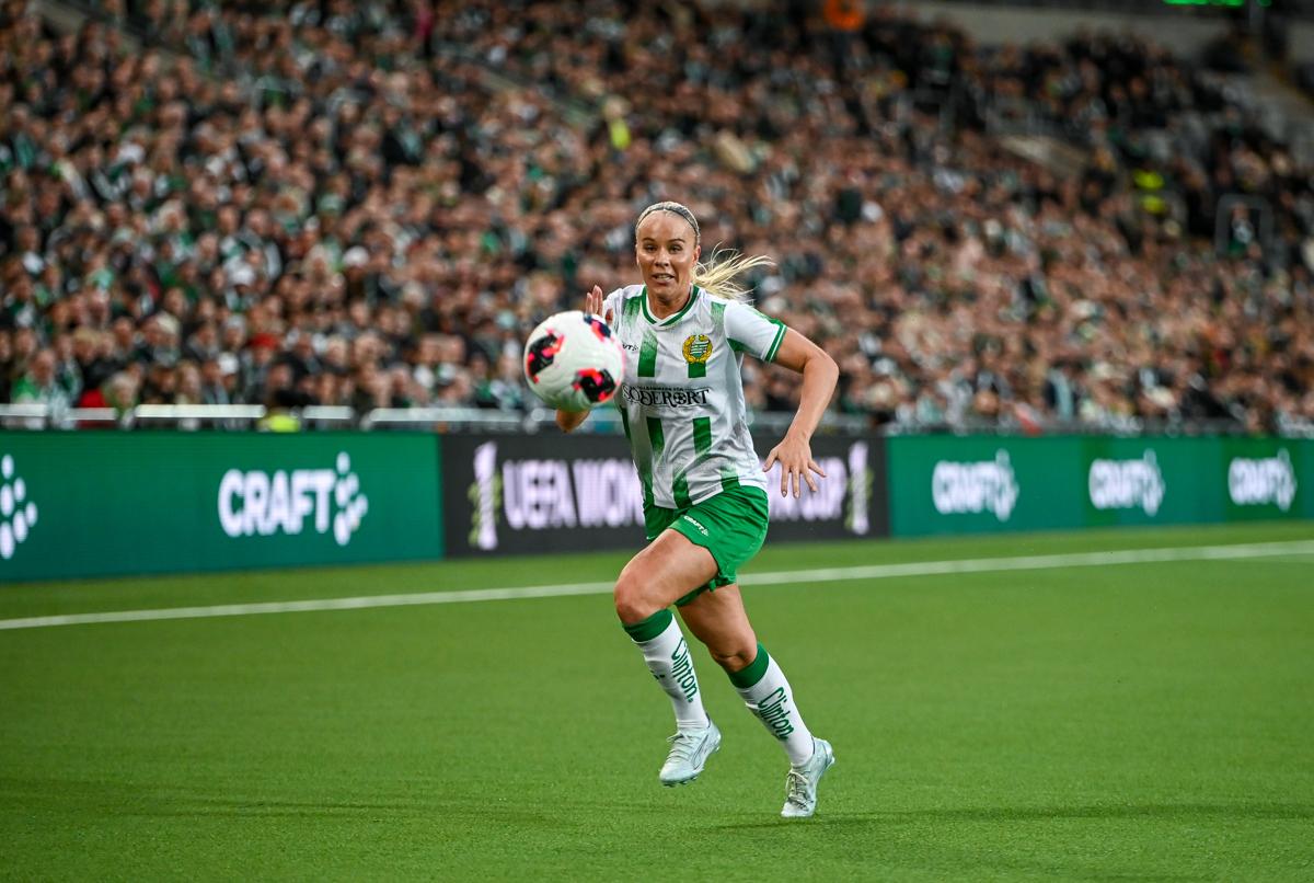 Fra Hammarbys semifinale hjemme mot Sparta Praha.