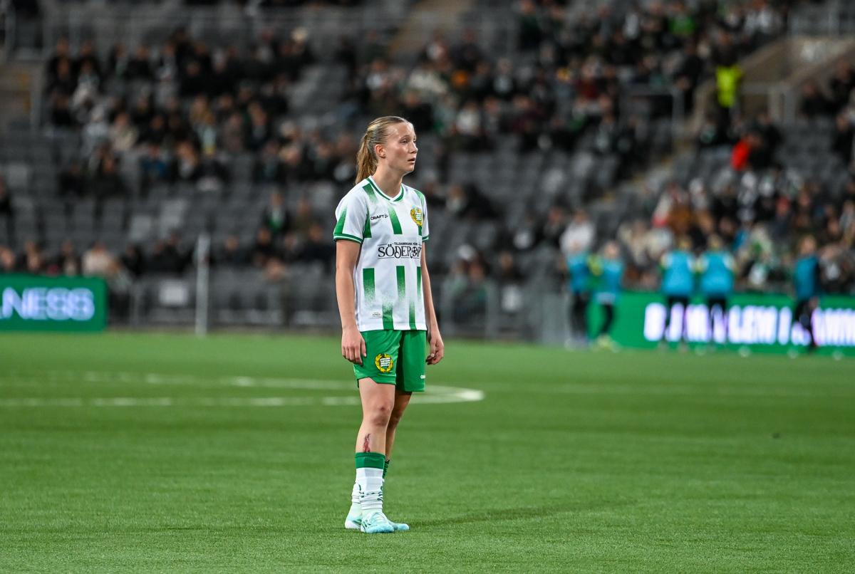 Fra Hammarbys semifinale hjemme mot Sparta Praha.