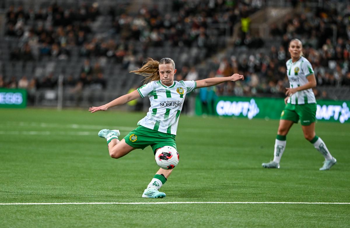 Fra Hammarbys semifinale hjemme mot Sparta Praha.