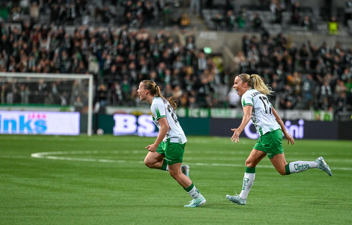 Fra Hammarbys semifinale hjemme mot Sparta Praha.