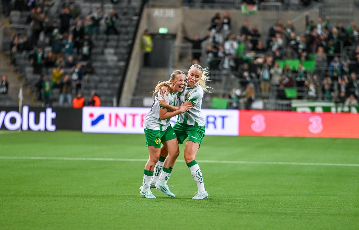 Fra Hammarbys semifinale hjemme mot Sparta Praha.