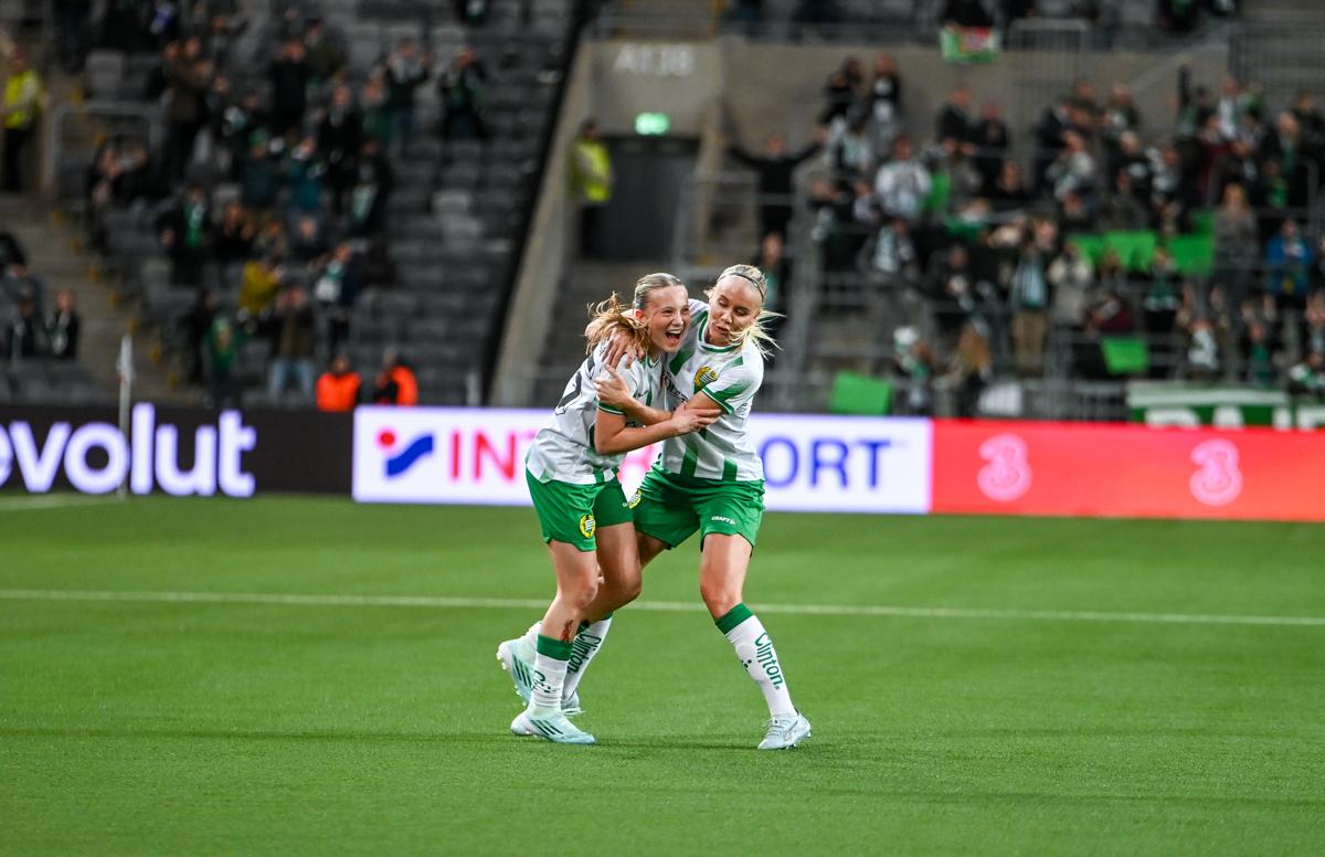 Fra Hammarbys semifinale hjemme mot Sparta Praha.