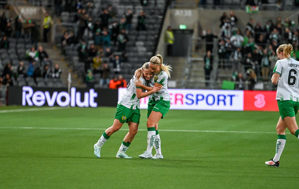 Fra Hammarbys semifinale hjemme mot Sparta Praha.