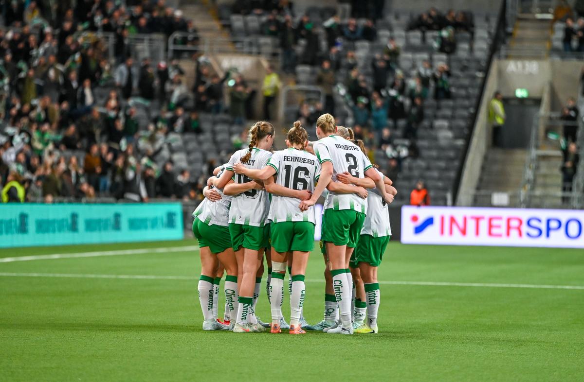 Fra Hammarbys semifinale hjemme mot Sparta Praha.