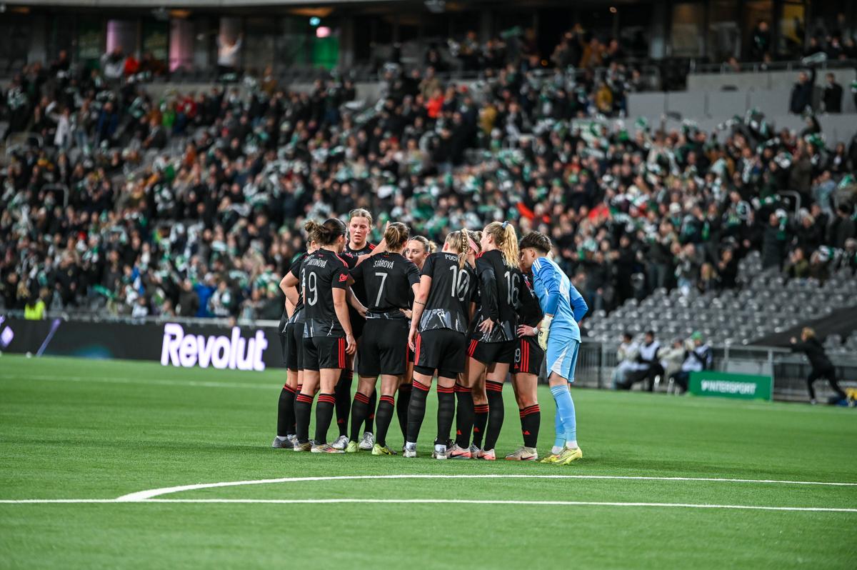 Fra Hammarbys semifinale hjemme mot Sparta Praha.