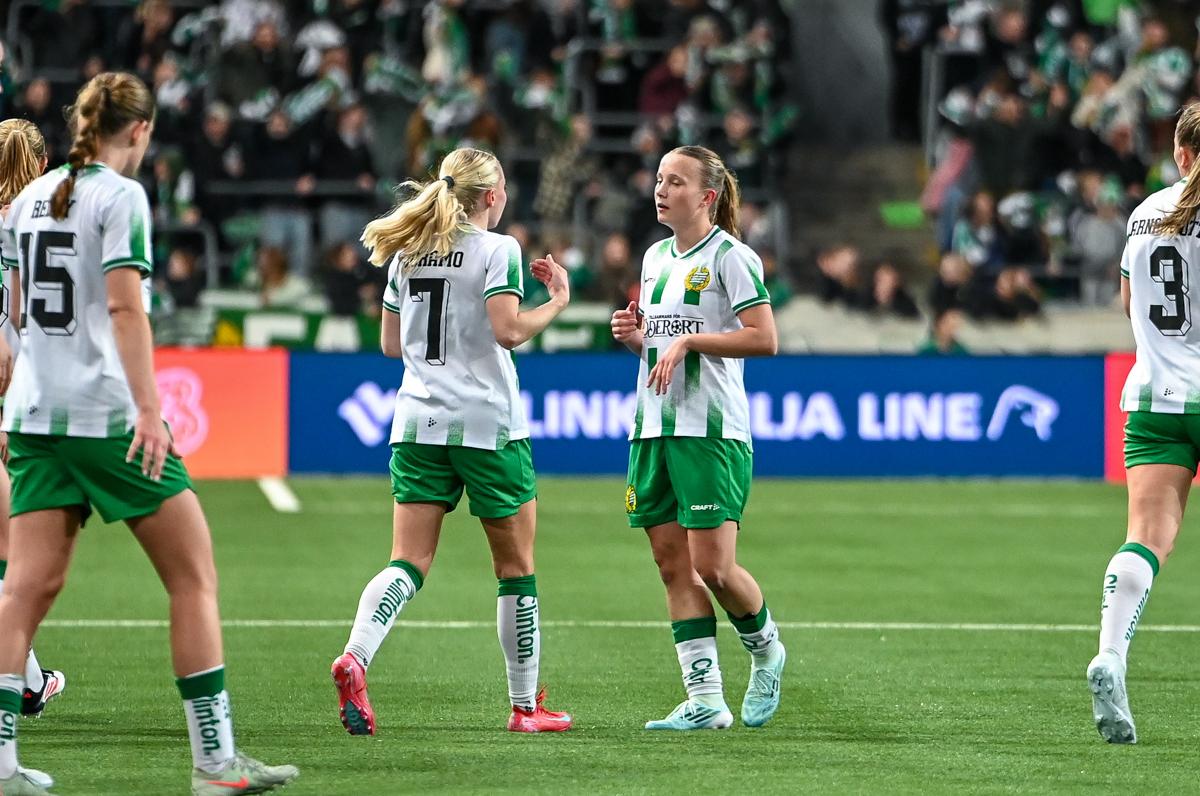 Fra Hammarbys semifinale hjemme mot Sparta Praha.