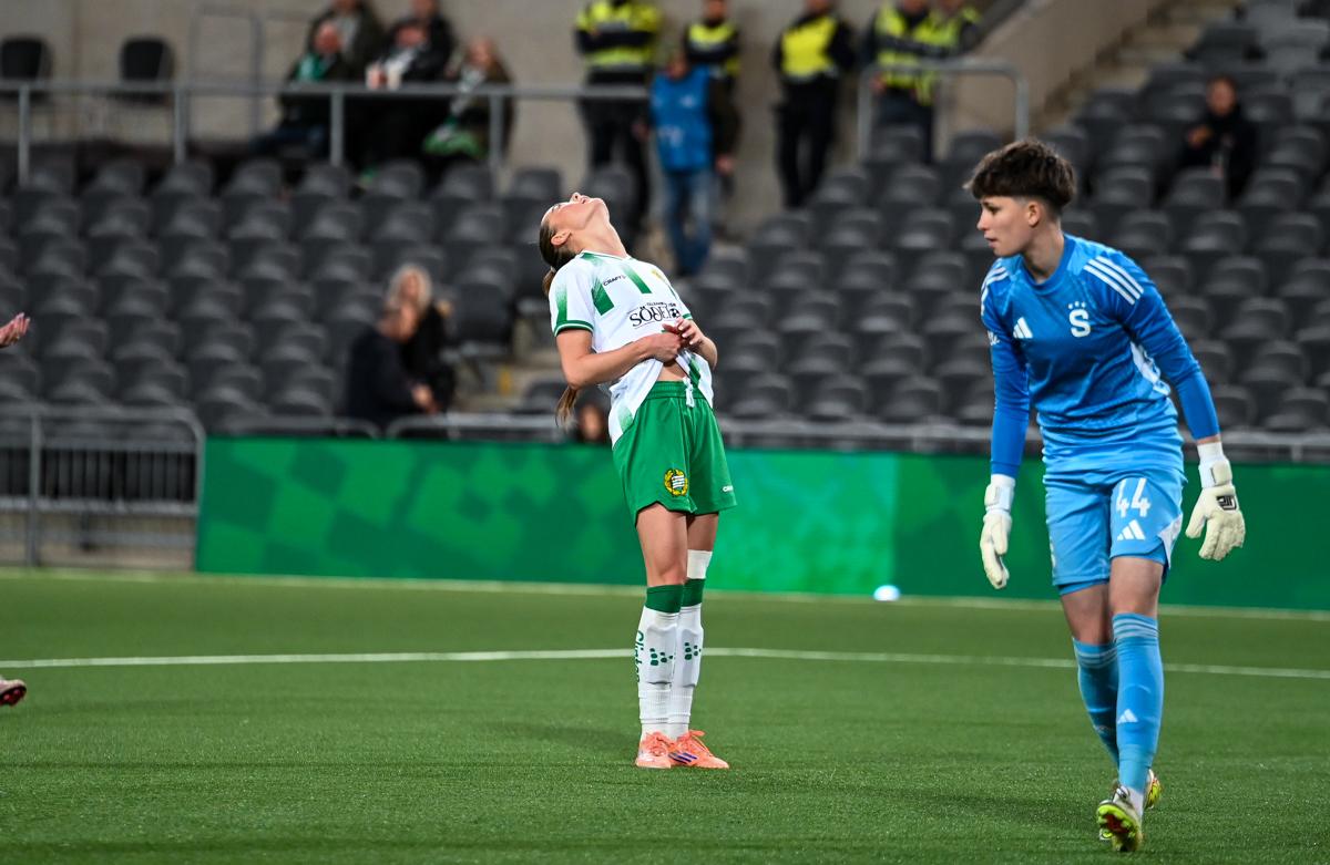 Fra Hammarbys semifinale hjemme mot Sparta Praha.