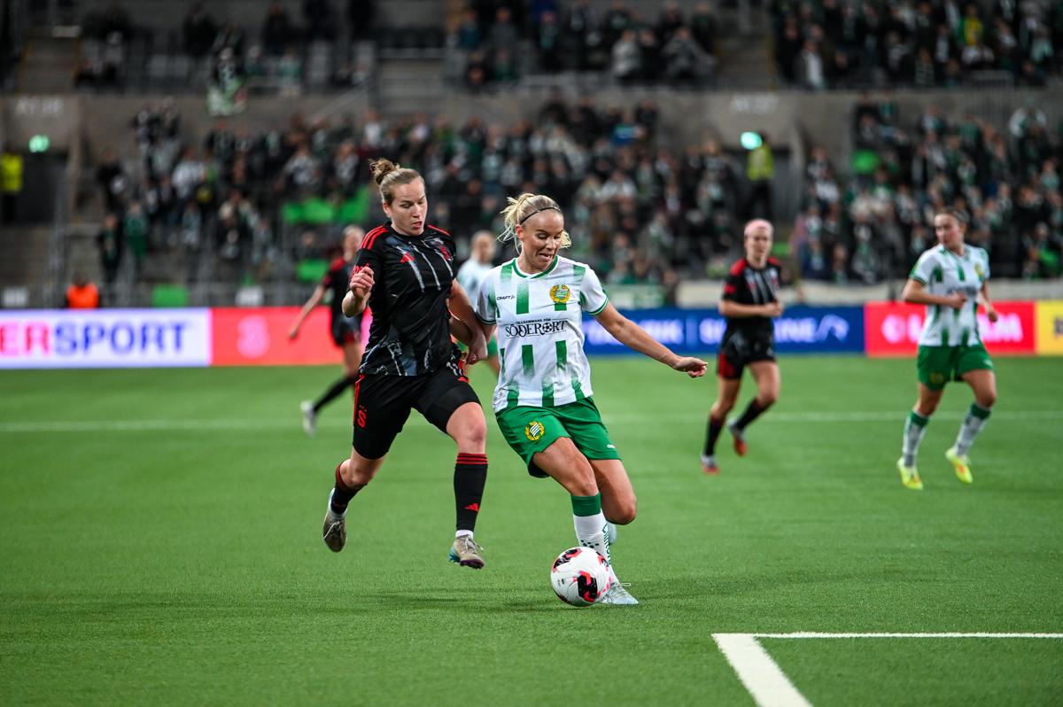 Fra Hammarbys semifinale hjemme mot Sparta Praha.