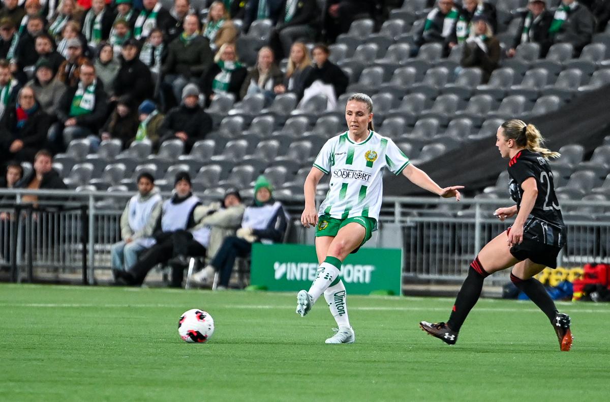 Fra Hammarbys semifinale hjemme mot Sparta Praha.