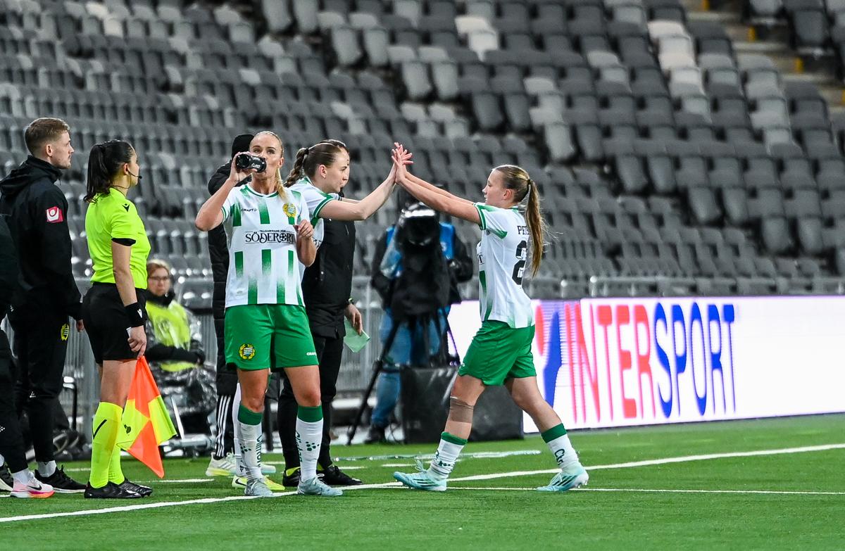 Fra Hammarbys semifinale hjemme mot Sparta Praha.