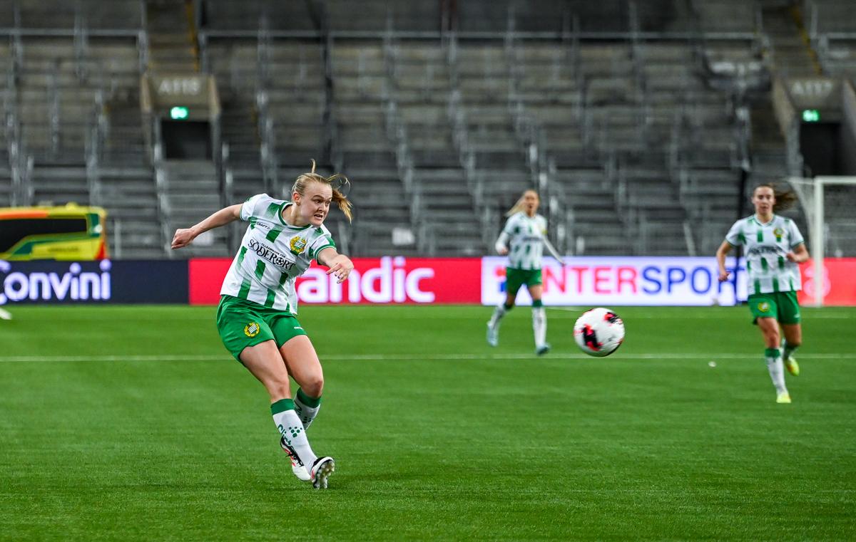 Fra Hammarbys semifinale hjemme mot Sparta Praha.