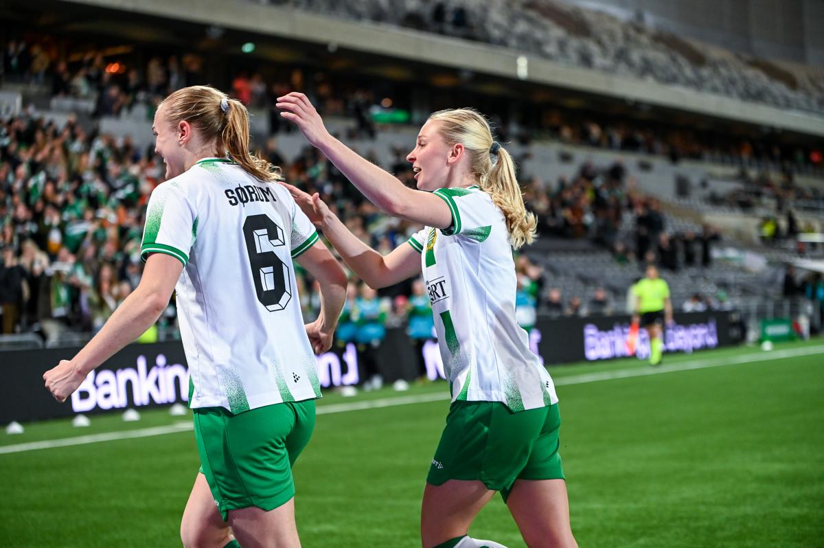 Fra Hammarbys semifinale hjemme mot Sparta Praha.