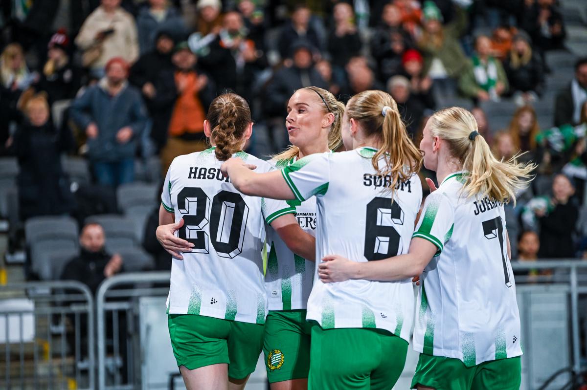 Fra Hammarbys semifinale hjemme mot Sparta Praha.