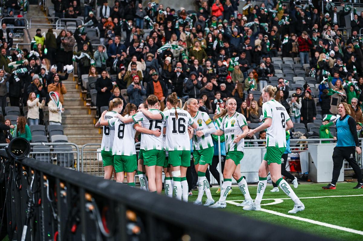 Fra Hammarbys semifinale hjemme mot Sparta Praha.