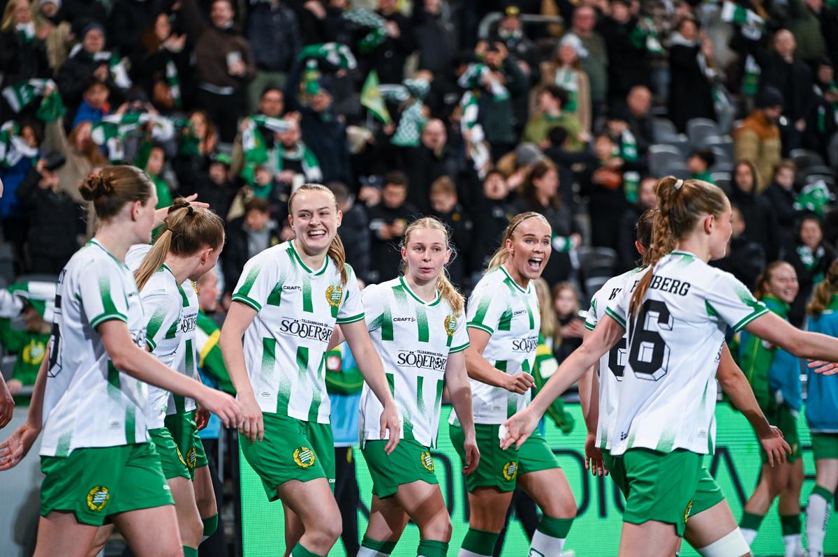 Fra Hammarbys semifinale hjemme mot Sparta Praha.