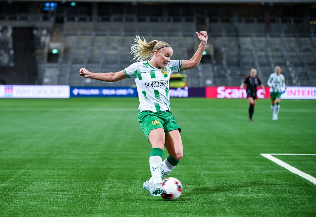 Fra Hammarbys semifinale hjemme mot Sparta Praha.