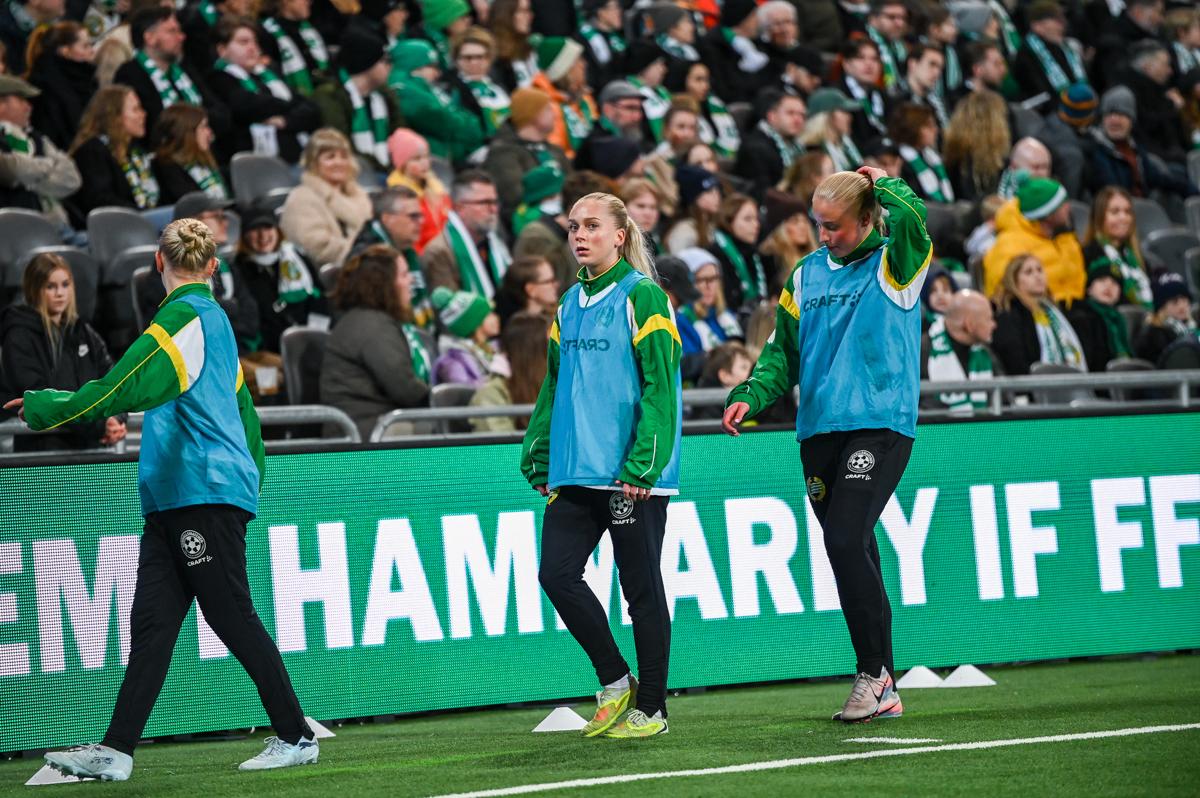 Fra Hammarbys semifinale hjemme mot Sparta Praha.