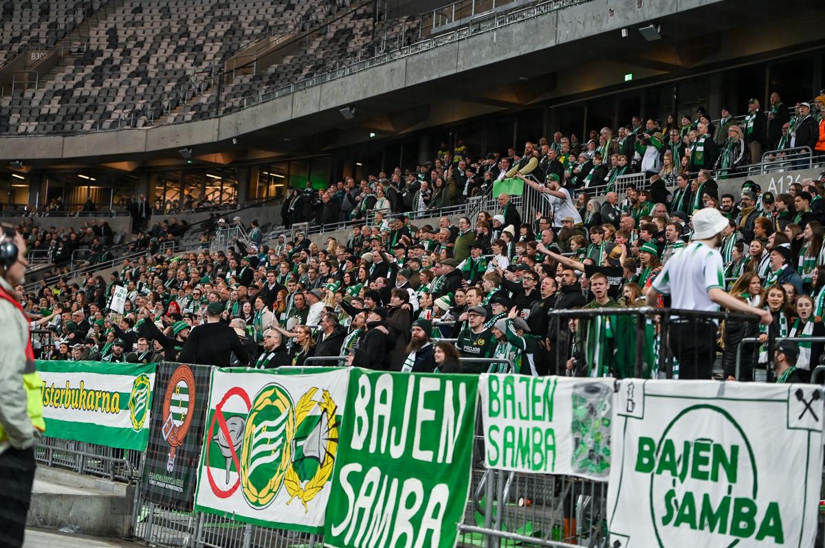 Fra Hammarbys semifinale hjemme mot Sparta Praha.