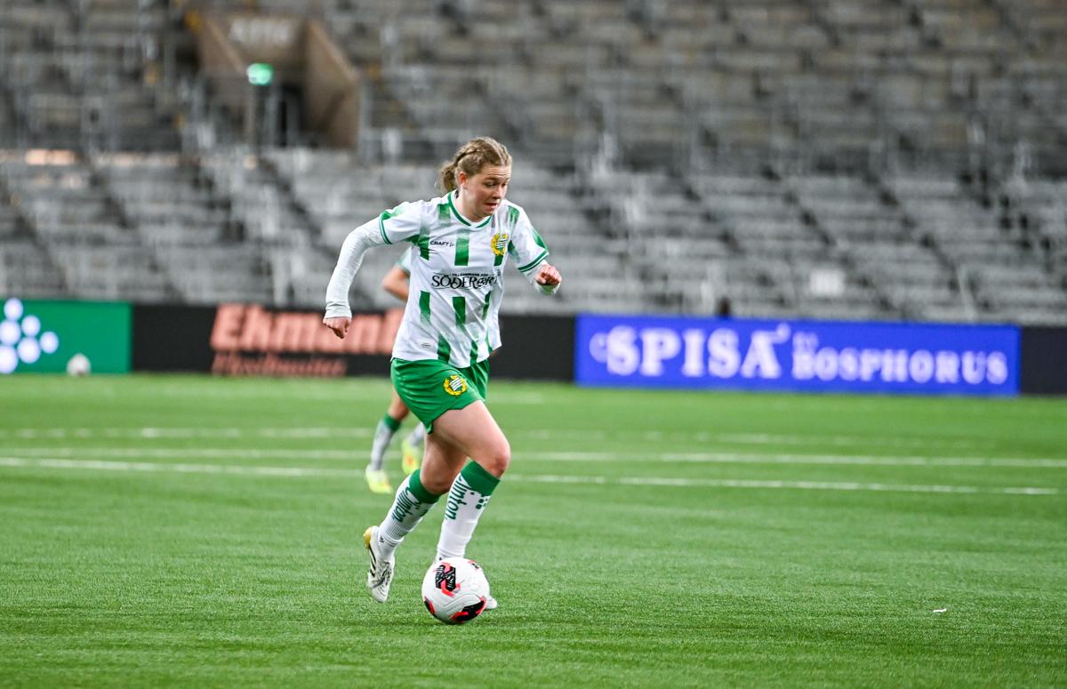 Fra Hammarbys semifinale hjemme mot Sparta Praha.