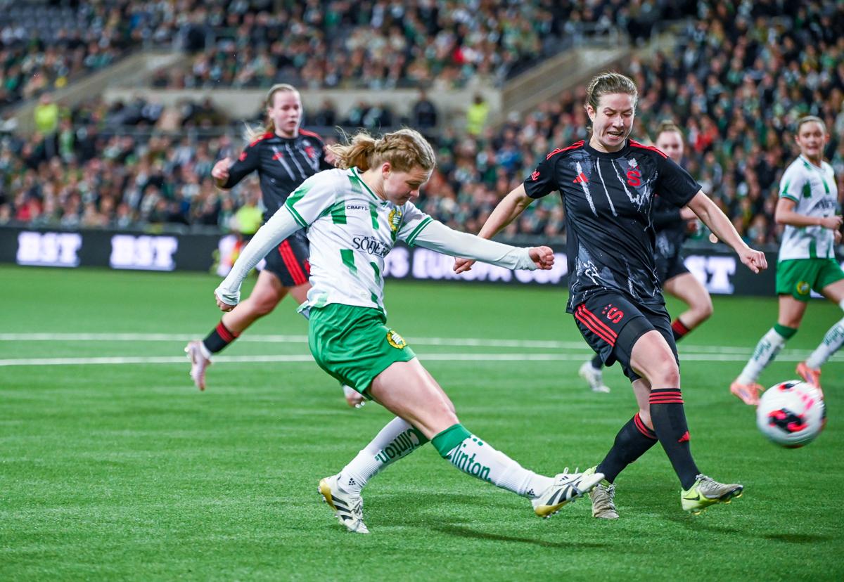 Fra Hammarbys semifinale hjemme mot Sparta Praha.