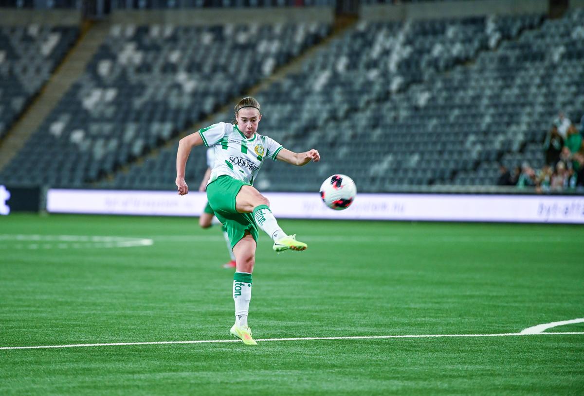 Fra Hammarbys semifinale hjemme mot Sparta Praha.