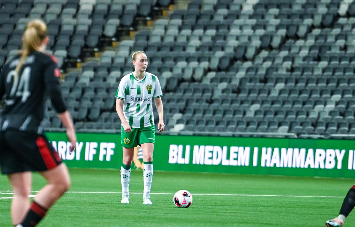 Fra Hammarbys semifinale hjemme mot Sparta Praha.