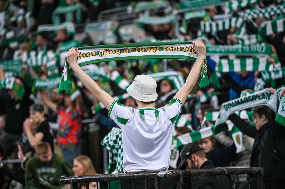 Fra Hammarbys semifinale hjemme mot Sparta Praha.