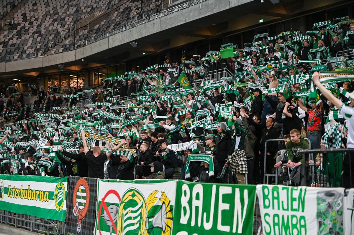 Fra Hammarbys semifinale hjemme mot Sparta Praha.