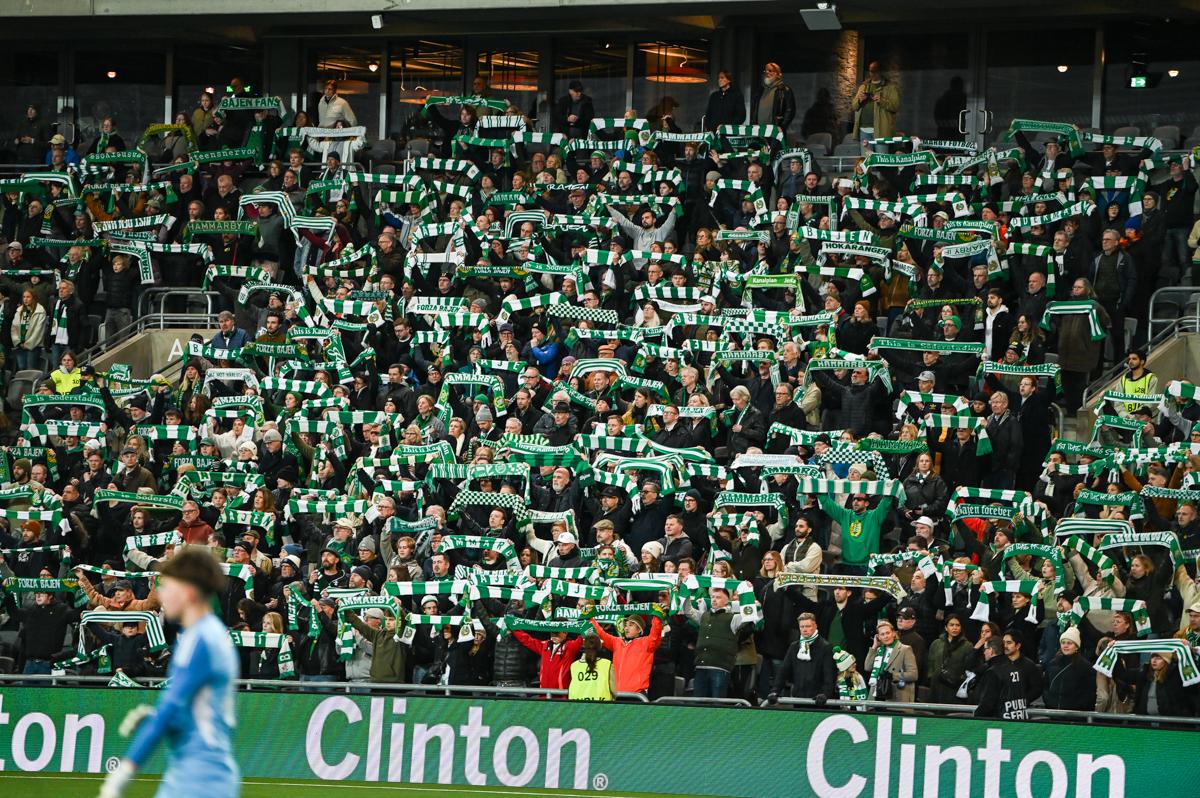Fra Hammarbys semifinale hjemme mot Sparta Praha.