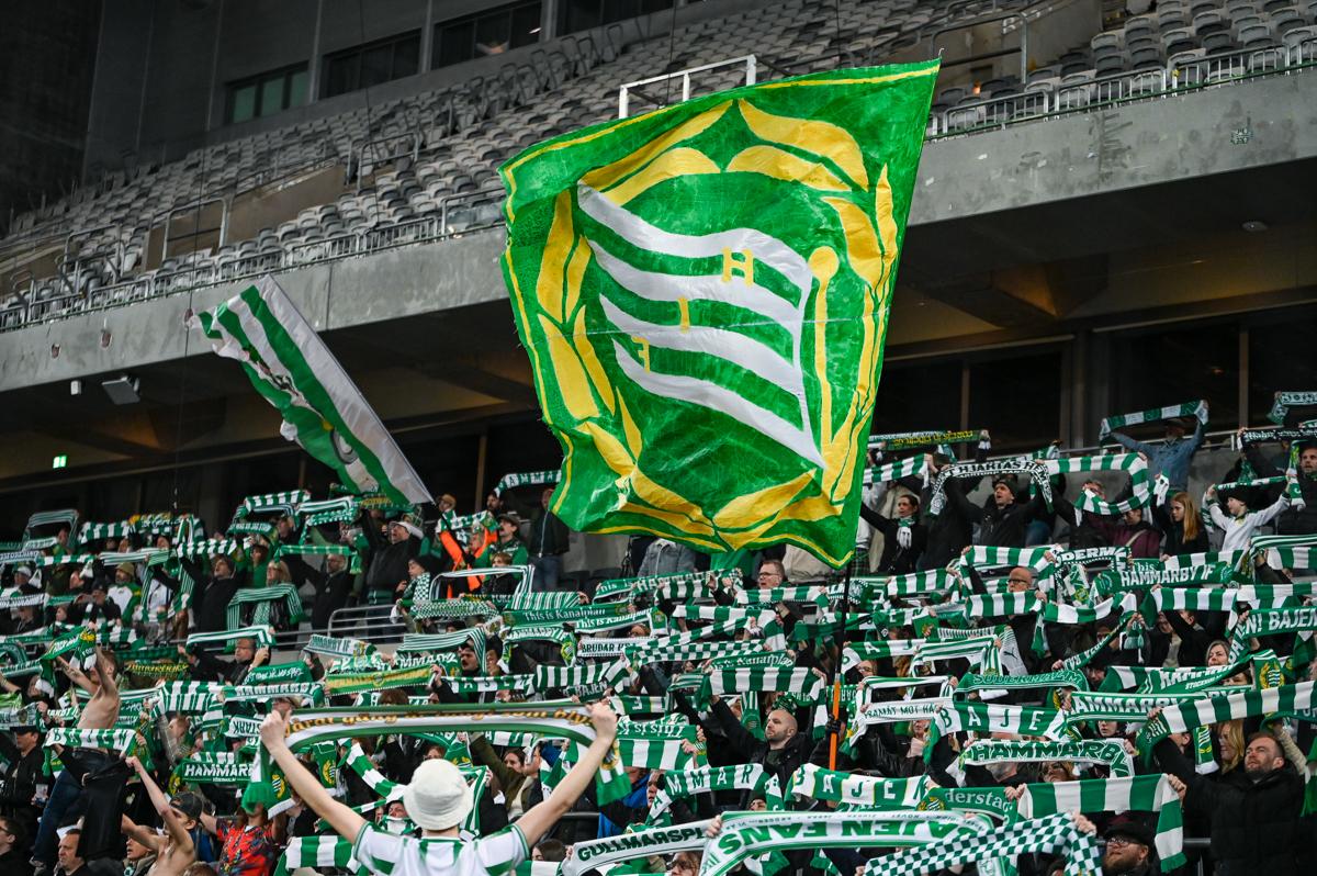 Fra Hammarbys semifinale hjemme mot Sparta Praha.