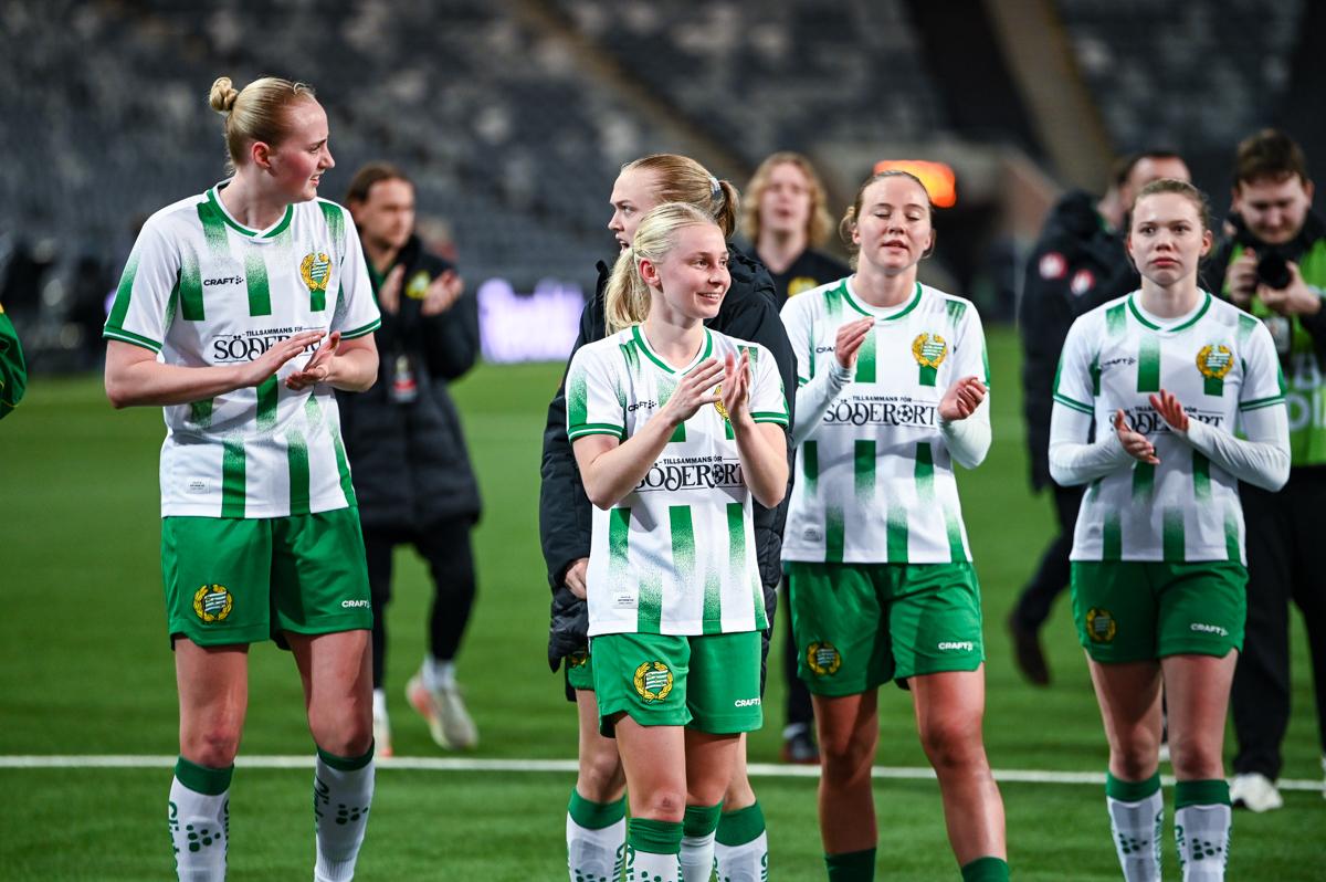 Fra Hammarbys semifinale hjemme mot Sparta Praha.