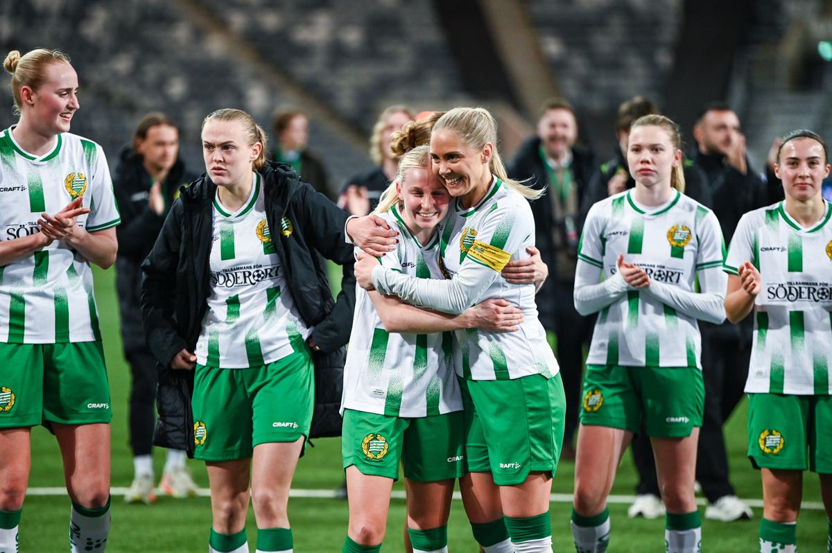 Fra Hammarbys semifinale hjemme mot Sparta Praha.