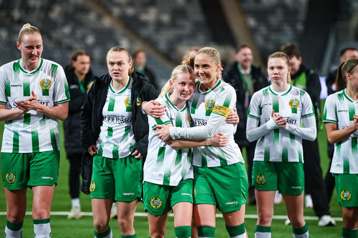 Fra Hammarbys semifinale hjemme mot Sparta Praha.