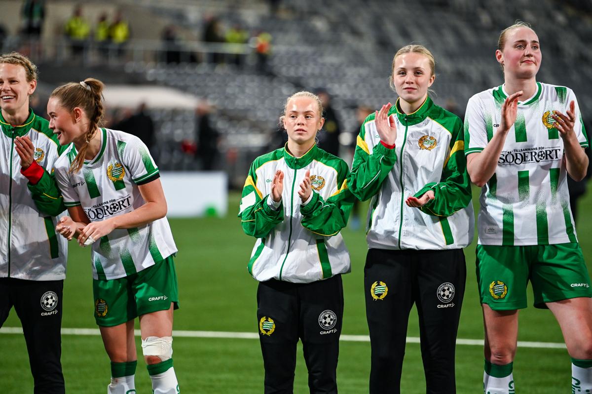 Fra Hammarbys semifinale hjemme mot Sparta Praha.