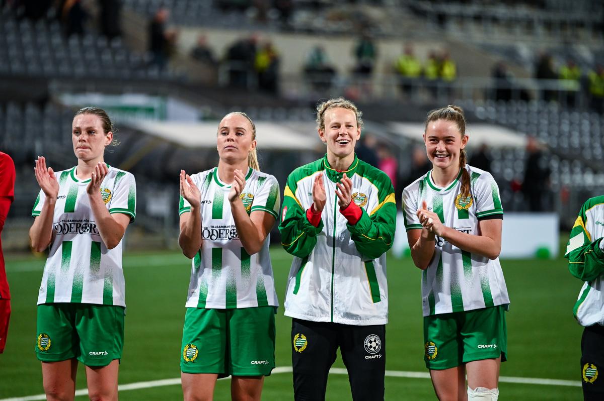 Fra Hammarbys semifinale hjemme mot Sparta Praha.