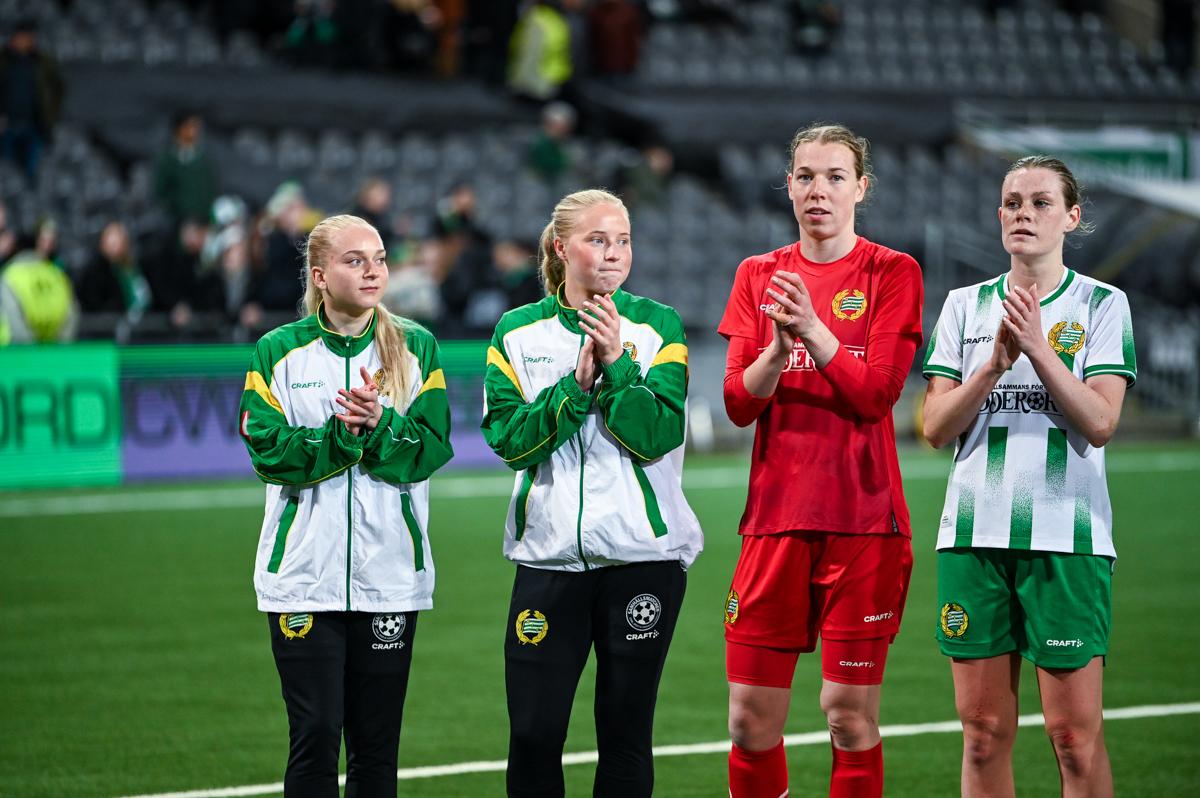 Fra Hammarbys semifinale hjemme mot Sparta Praha.