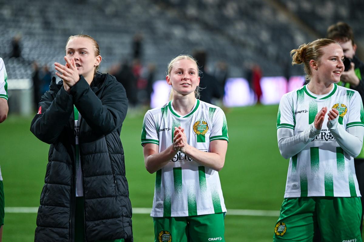 Fra Hammarbys semifinale hjemme mot Sparta Praha.