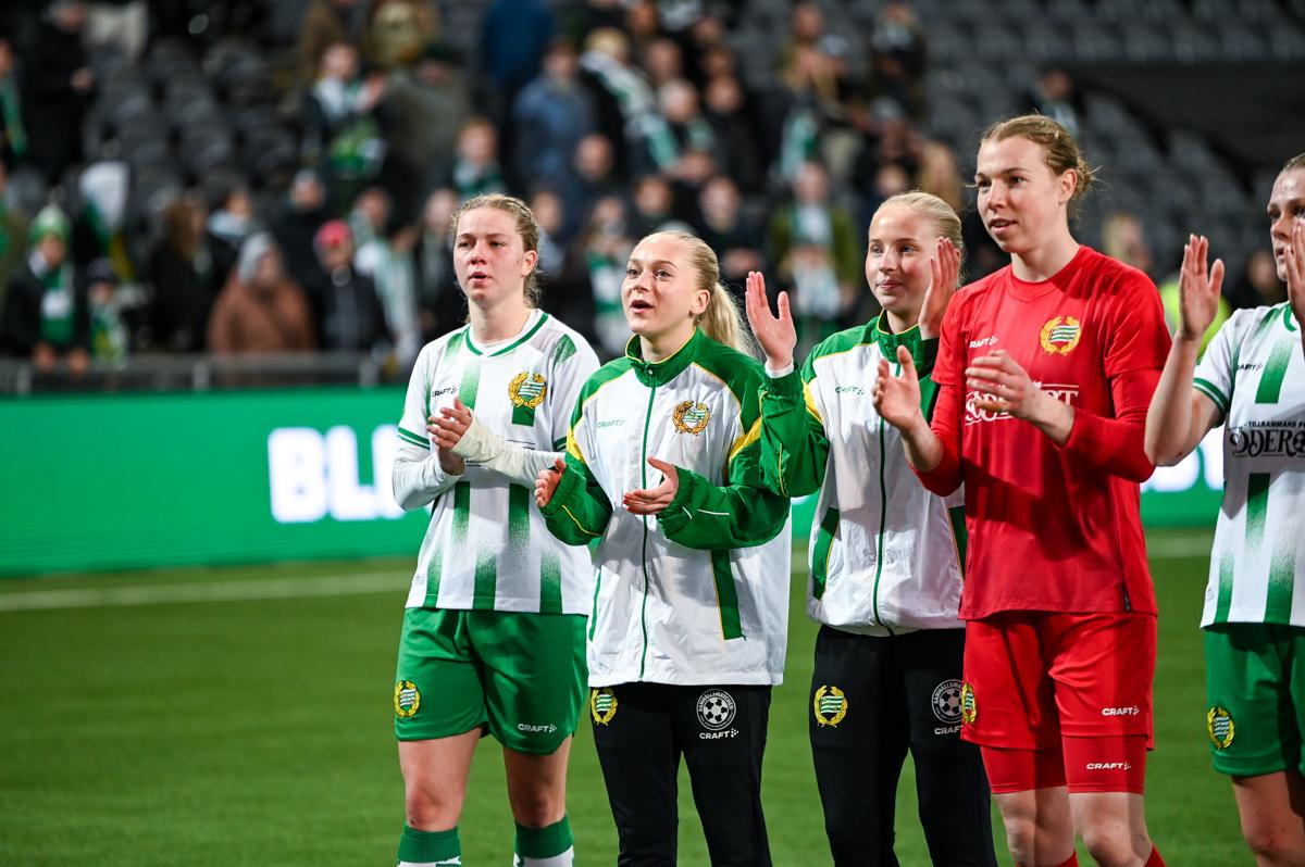 Fra Hammarbys semifinale hjemme mot Sparta Praha.