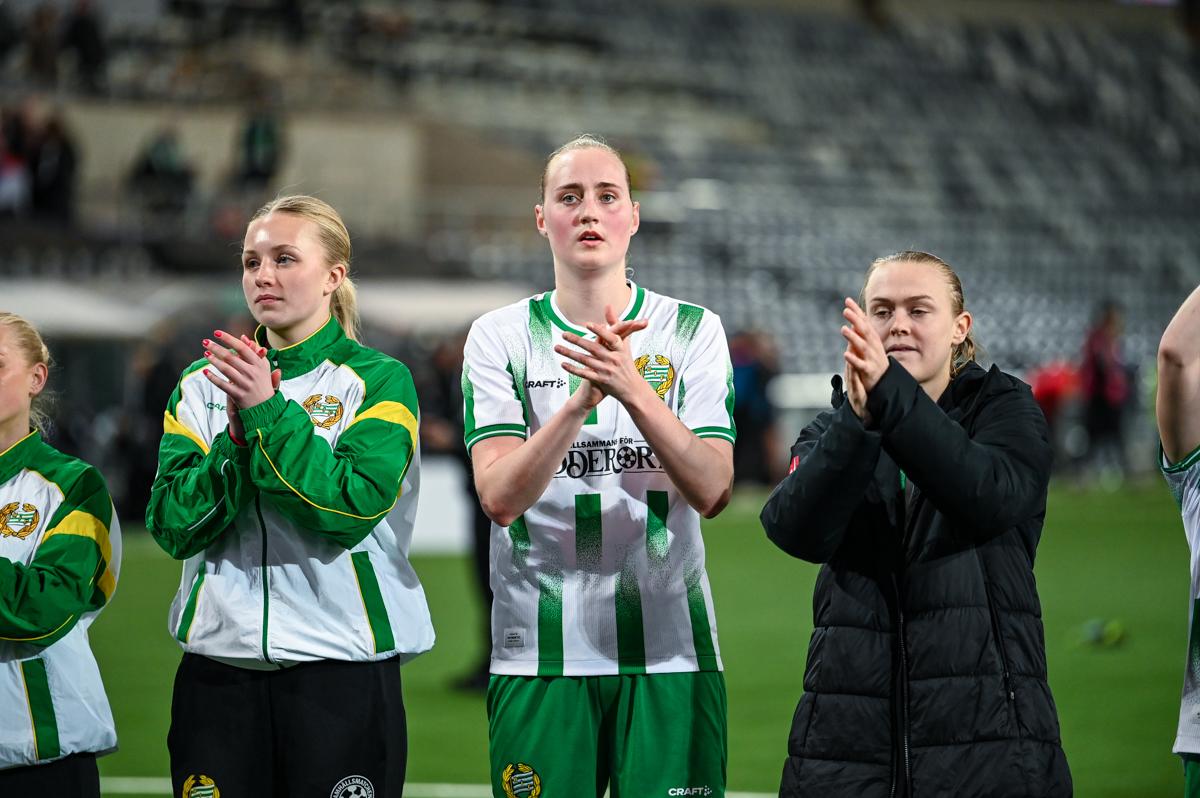 Fra Hammarbys semifinale hjemme mot Sparta Praha.