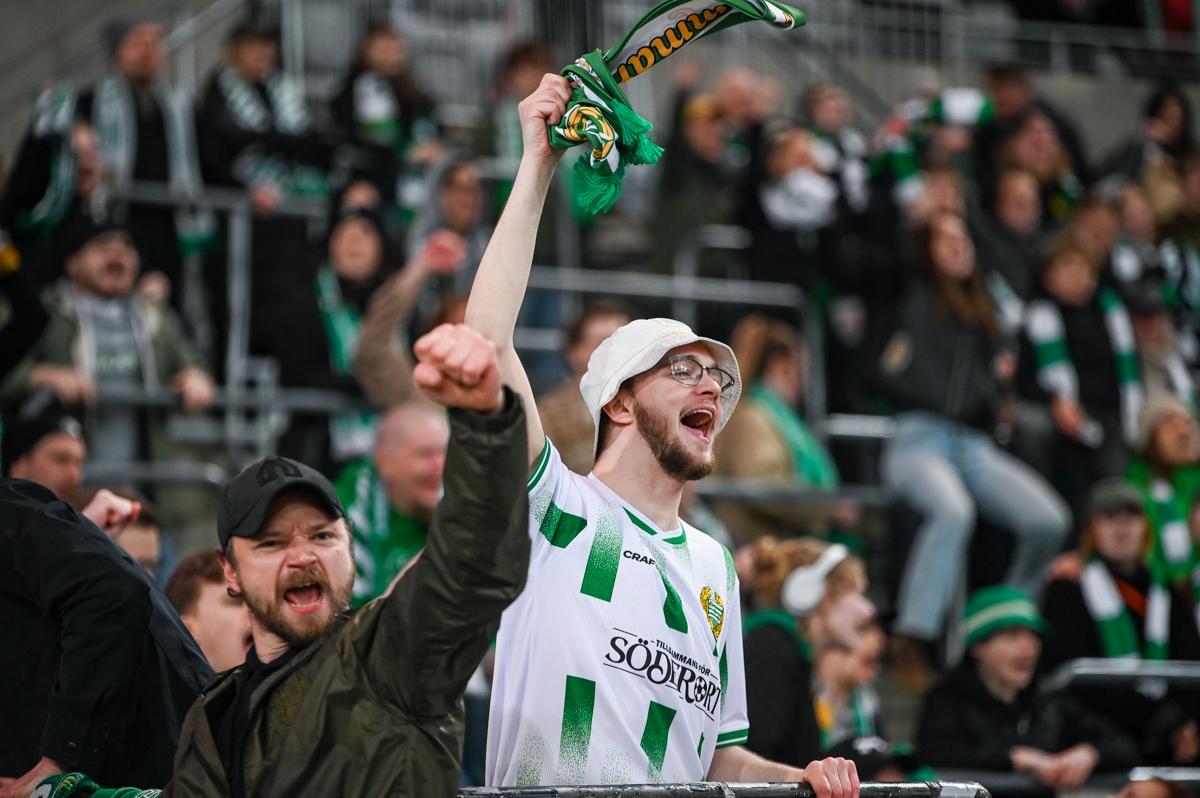 Fra Hammarbys semifinale hjemme mot Sparta Praha.