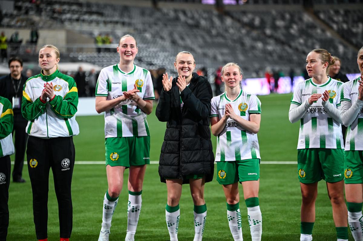 Fra Hammarbys semifinale hjemme mot Sparta Praha.