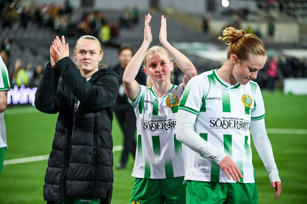 Fra Hammarbys semifinale hjemme mot Sparta Praha.