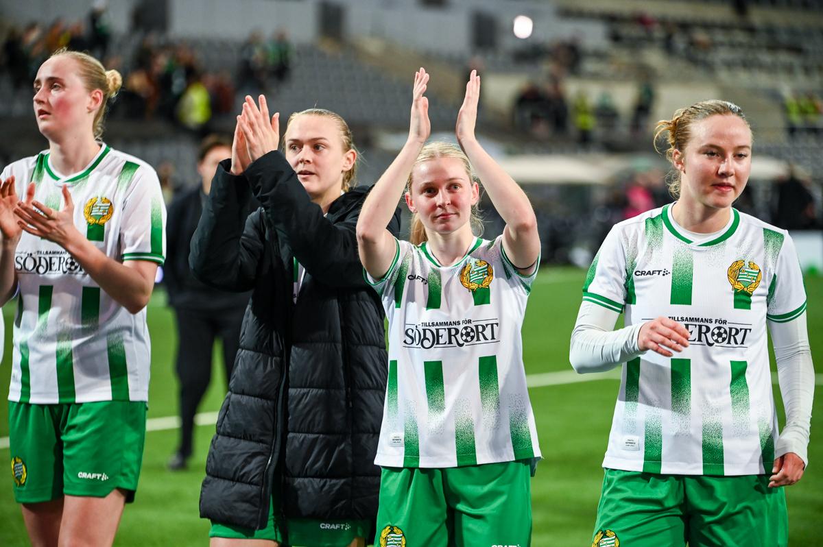 Fra Hammarbys semifinale hjemme mot Sparta Praha.